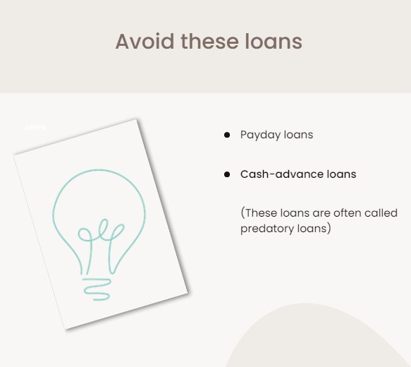 avoid these loans